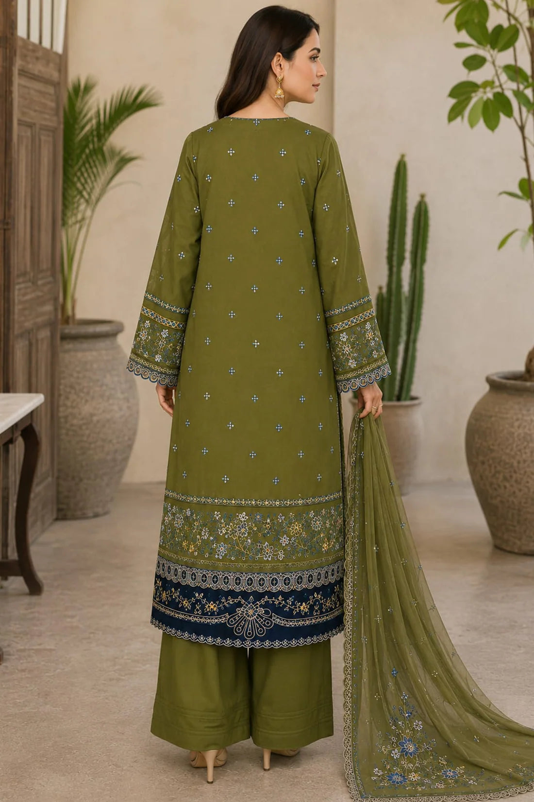 emarel embroeded 3pc